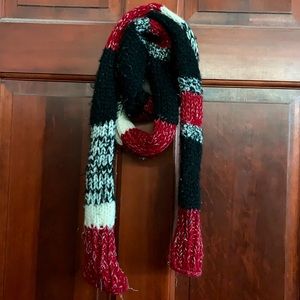 Black, Red and White scarf